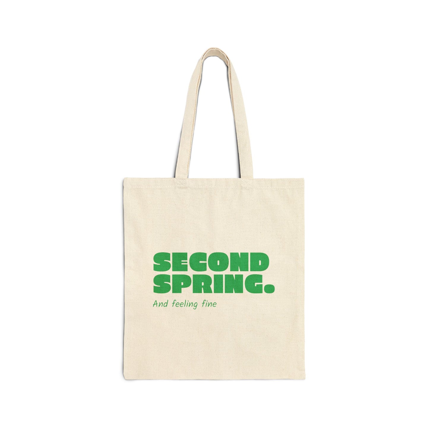 Second Spring Canvas Tote Bag