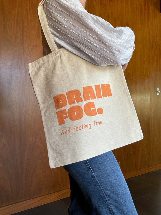 Brain Fog Canvas Tote Bag