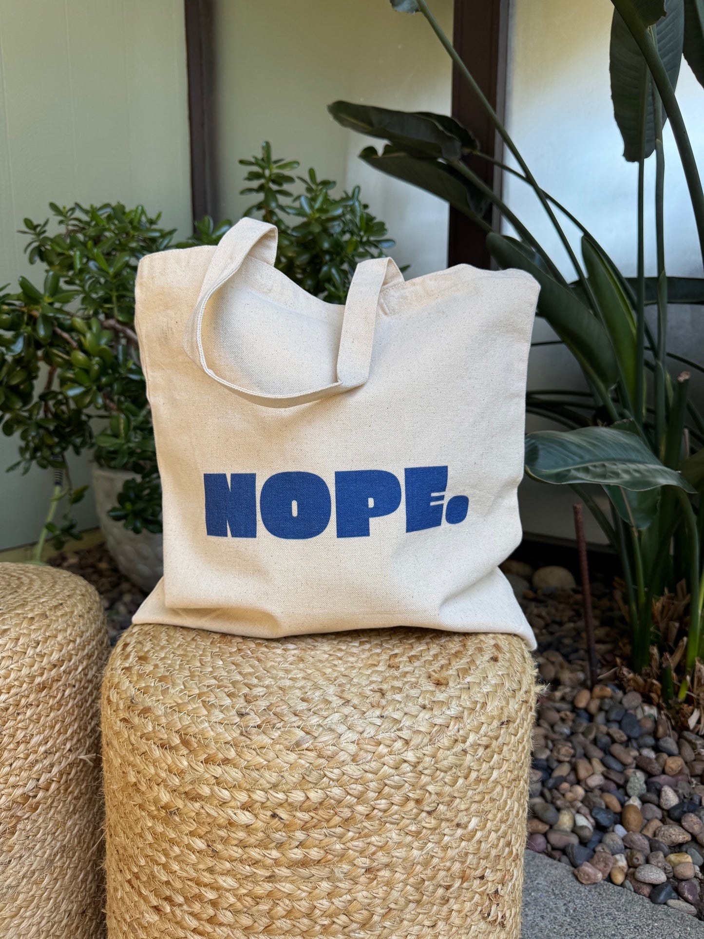 Nope/Yep Funny Tote Bag- Two-Sided - Women's Retreat Gift Bag