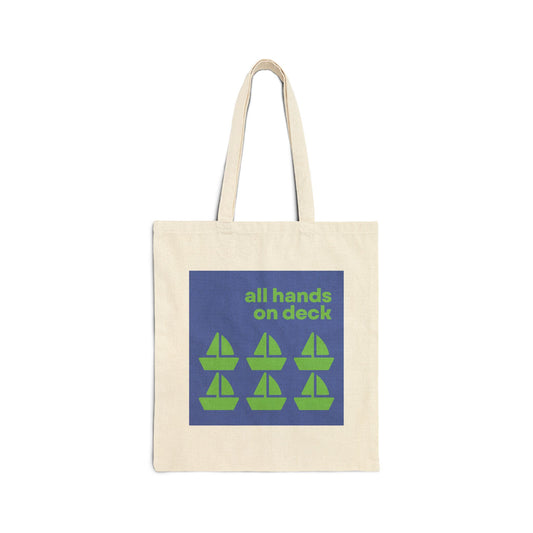 All Hands on Deck Canvas Tote Bag