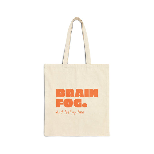 Brain Fog Canvas Tote Bag